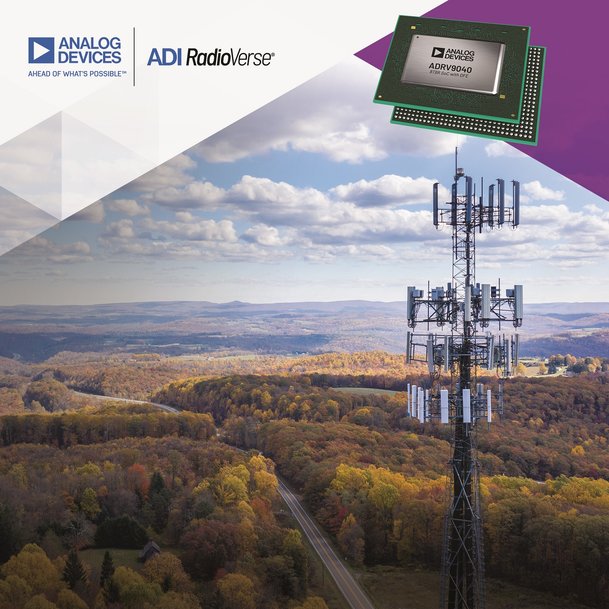 L SOC RADIOVERSE® DI ANALOG DEVICES OTTIMIZZANO L'EFFICIENZA E LE PRESTAZIONI DELLE RADIO 5G